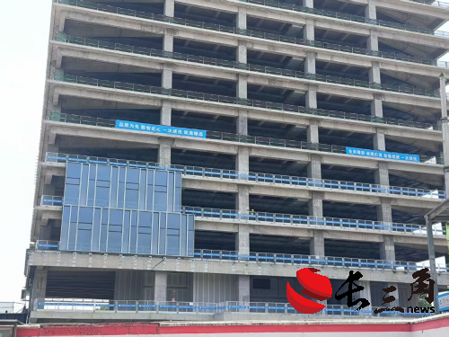幕墻啟裝！中建東孚上海公司張江“城中村”改造及TOD綜合體項目打造綠色科技新地標